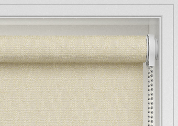 Perla, Powder White - Twist&Fit Roller Blind - Image 10